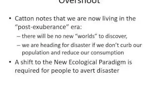 Human Ecological Theory of Environment