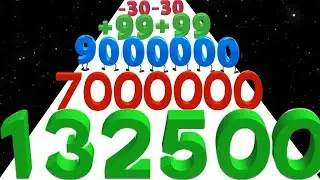Number Run vs Body Build Rush - Level Up Number (Freepay, Math Game) New Update