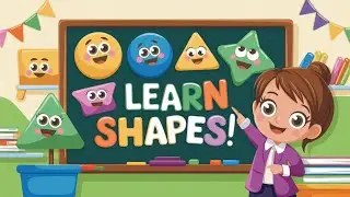 Learn Shapes Circle, Square, Triangle, Rectangle & more | Educational Videos For Toddlers & Babies