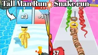 Tall man ran HACKER vs HACKER Snake Run | All levels gameplay android ios | video games