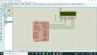 how to interface lcd 16*2 with pic 18f452 microcontroller in proteus using micro c