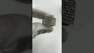 18K Gold Plated Women&rsquo;s Sparkling Bling Statement Ring with Cubic Zirconia #18kgoldplated #blingring