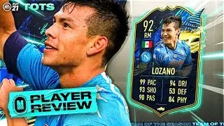TOTS LOZANO PLAYER REVIEW | 92 TOTS LOZANO REVIEW | FIFA 21 Ultimate Team