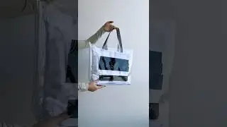Transparent Bag + Inner Pouch = Perfect Match ✨👜 #hashtags: #TransparentBag #InnerPouch