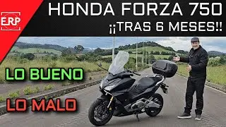 6 Meses con mi HONDA FORZA 750 / Lo MEJOR y lo PEOR de éste Maxi Scooter GT.