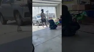 Keeping the bugs out my garage so I can grill in peace #dailyvlogging