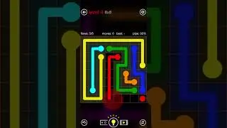 Flow Free 8x8 Mania Level 1 to 10