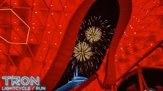 TRON Lightcycle/Run POV During FIREWORKS [4K] Walkthrough