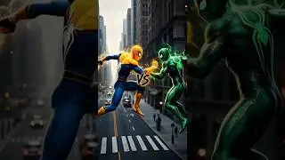 People Turned Against Spider-Man 😱 Yellow Thunder⚡VS Green Spider-Man🕷️#spiderman #shorts #ai #viral