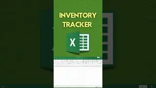 How to Create an Inventory Tracker in MS Excel #excel