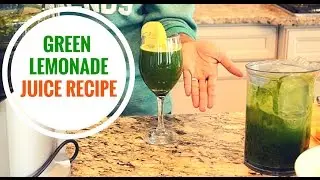 Green Lemonade Juice Recipe - Best Green Juice For Glowing Skin