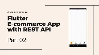Flutter E-commerce App With REST API - Part 02 - Setup Flutter Project And Bottom Navigation Bar
