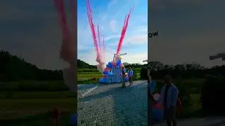 цветной дым на gender party гендер пати в барнауле #genderreveal #event #love #fireworks
