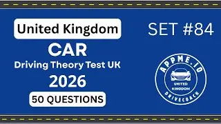Driving Theory Test UK PRO 2026 | 50 REAL Car Questions | DVSA Exam Practice | Part #84
