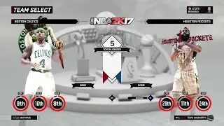 [NBA 2K17] Boston Celtics vs Houston Rockets [Dec 5][1080p60]