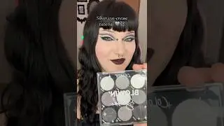 Silver cut crease tutorial 🩶⛓️