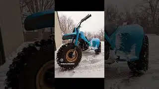 Yamaha Tri-Zinger in the Snow    #2stroke #yamaha #3wheeler #trizinger #atv