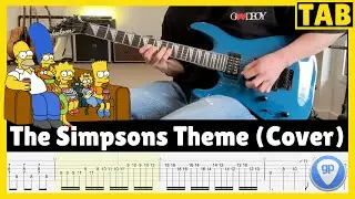 The Simpsons Theme (Guitar Cover with TABS) | Lesson | How To Play | Tutorial 🎸