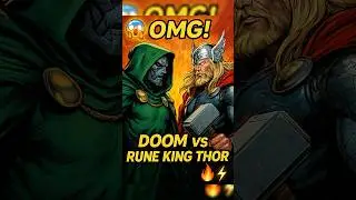 😱 OMG! Doom vs Rune King Thor 🔥⚡| #marvel #avengersdoomsday #mcu #thor #tonystark #ironman