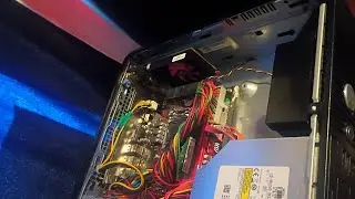 SLEEPER DELL OPTIPLEX 755 BUILD PART 2: adding the cpu, ram, and first boot with some onboard gaming