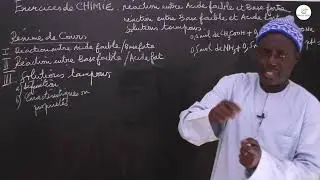 Exercices - Terminale S - PC  : Réaction entre base faible et acide fort solution tampon / Suite 4