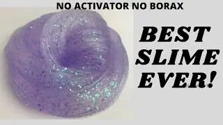 Best DIY Slime recipe without Activator and Borax ! Easy and fun way of making slime with Myra !