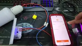 Vid&eacute;o domotique interrupteur tactile connect&eacute; en radio fr&eacute;quence et en wifi sans piles 