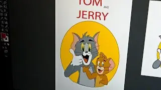 Creating Tom and Jerry &hearts;️ cartoon characters in Adobe illustrator