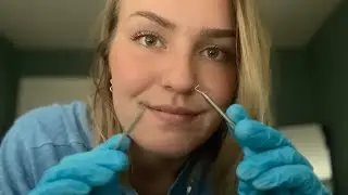 ASMR - popping your pimples while you nap | personal attention, roleplay, close whisper