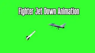 Fighter Jet Hit by Missile | Epic Jet Crash Animation | No Copyright FX
