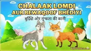 भेड़िया और लोमड़ी (Wolf and Fox) Story हिंदी कहानी || Hindi Story || Hindi Fairy Toons Stories. 