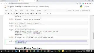 Sorting in python- sort vs sorted