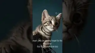 Papa Sings, Me Act. 😹 #cat  #cute #funny