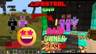 I RAIDED the OWNER BASE in LIFESTEAL SMP & this happen #minecraft #fufgamer