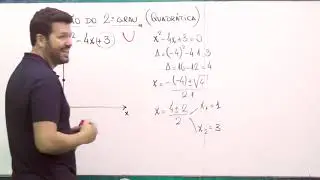 FUNÇÃO DO 2º GRAU - ESBOÇO DO GRÁFICO - EXEMPLO 1