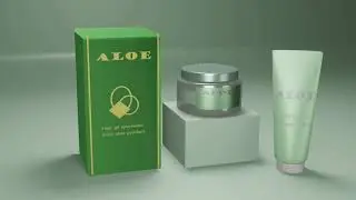 Cosmetic product animation - CR Creation simple animation