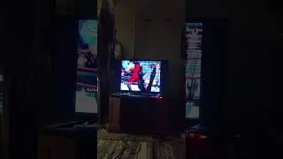 kane hit Brittany with the big boot