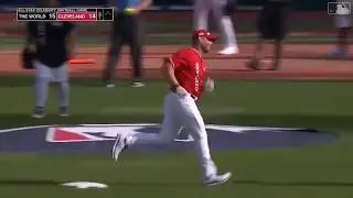 Travis Hafner Hits A Real Home Run At The Celebrity Softball Game 2019