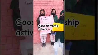 Good citizenship rule | theme of the month activity#activity#school#education
