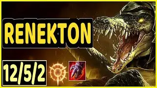 RENEKTON VS VAYNE - 12/5/2 KDA TOP GAMEPLAY EMERALD II