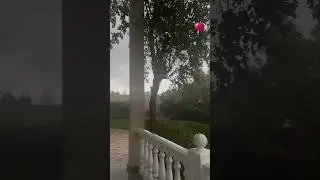 Thundery rains in Doha on 26 October 2023
