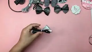 Handcraft Hair Accessories Knit (Ribbon Hair Bow) - Grace 7
