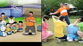 Doraemon characters in real life