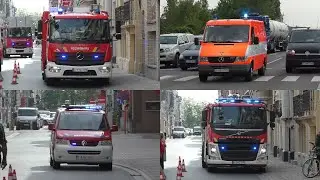 Volledig Brandvertrek Brandweer Oostende naar een Woningbrand met gewonden in Bredene | 28/05/2021