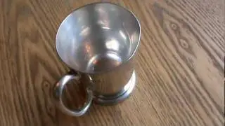 Mappin & Webb Tankard (Princes Plate) Triple Deposit London Sheffield L.M.S Hotels George 6