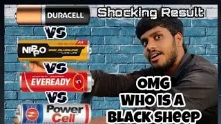 Shocking Result | Duracell vs Everedy vs Nippo vs Powercell |