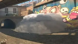 OVERPASS - Monster Smoke from CT Spawn 5