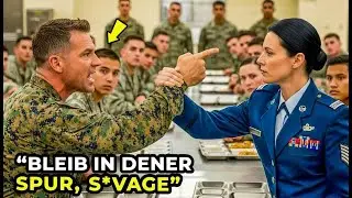 Ein Marine rempelte sie in der Kantine an – ohne zu wissen, dass sie dort den höchsten Rang hatte.