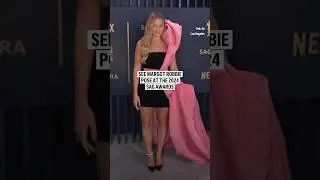 See Margot Robbie pose at the 2024 SAG awards