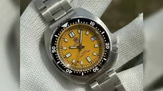#STEELDIVE SD1974 43.8mm Colorful Dial Black Ceramic Bezel AR Coat Sapphire Glass Super Luminous NH